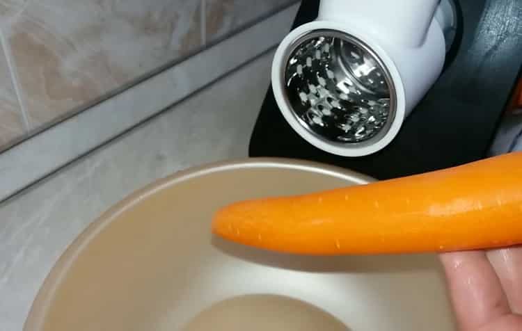 Moler lecho de zanahorias