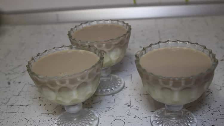 Milk jelly with gelatin step by step recipe with photo