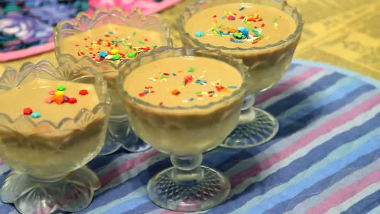 Milk jelly with gelatin step by step recipe with photo