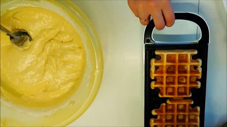 To make soft waffles, prepare a waffle maker