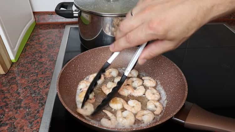 Tostadas, camarones