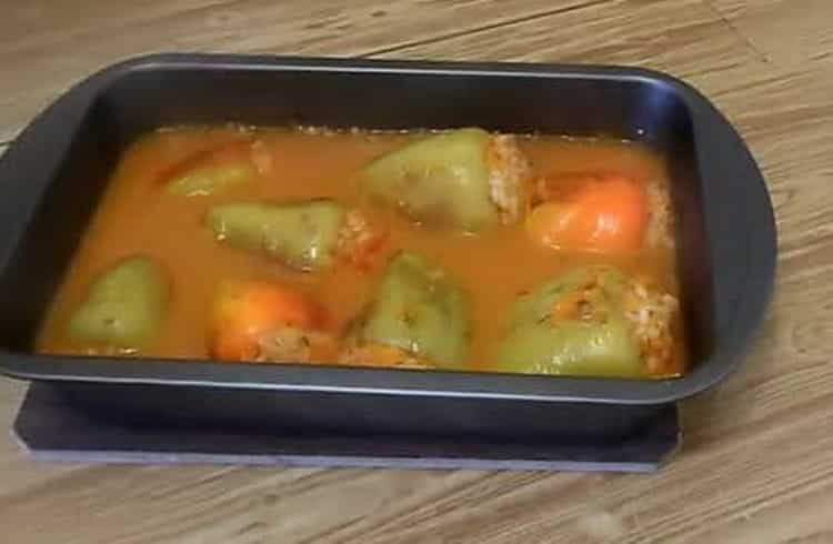 peppers stuffed with vegetables and rice