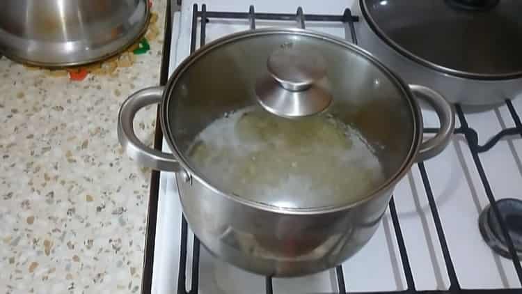 To make barley, close the cereal with a lid