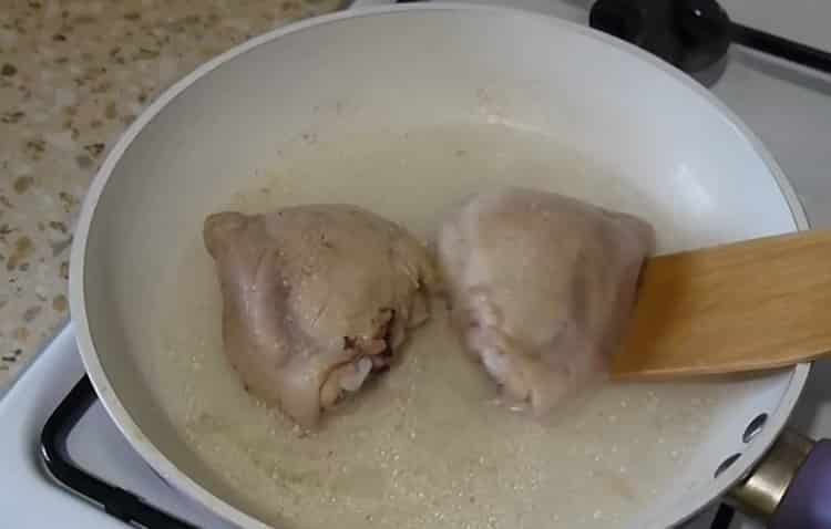 Para cocinar pollo a la cebada perlada