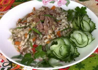 How to learn to cook delicious barley with stew 🍲