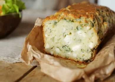 A quick spinach and cheese pie - you can’t come up with a more healthy dinner