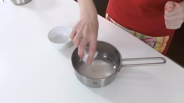 Cooking a Simple Recipe Pudding
