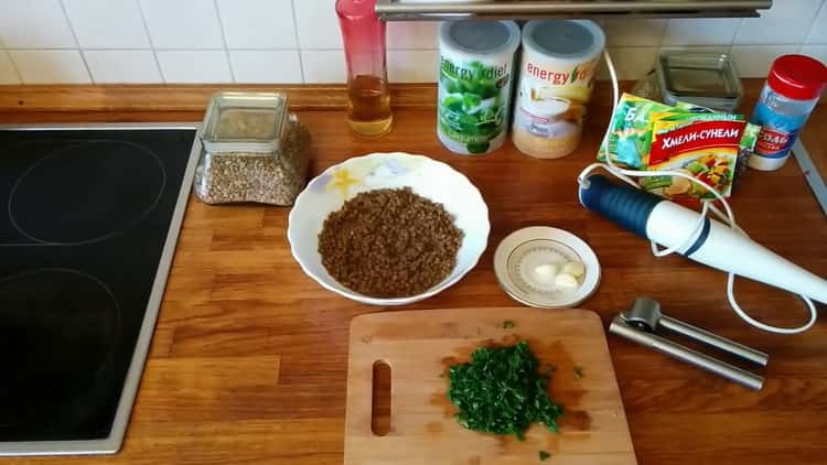 To prepare the puree, prepare the ingredients