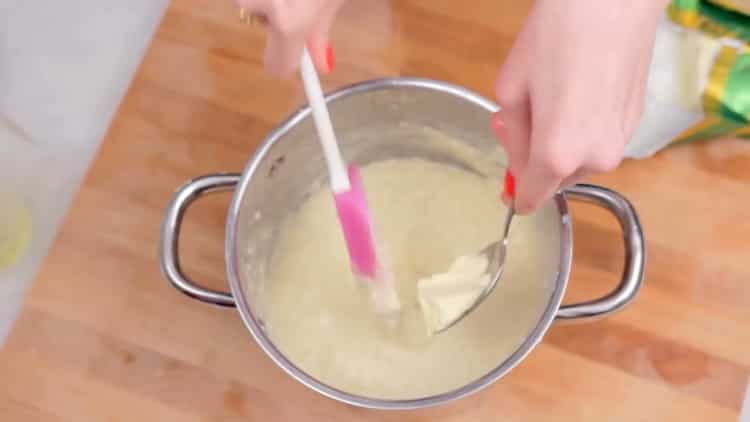 To make a pudding, boil the ingredients