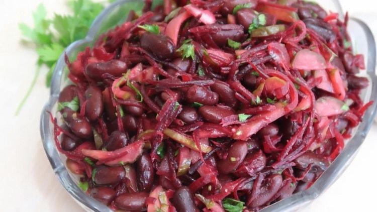 canned red bean salad