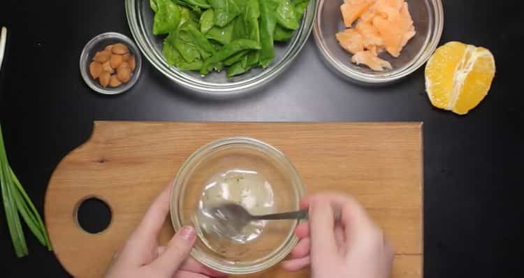 Prepara los ingredientes para cocinar.