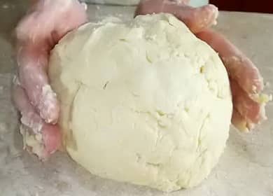 Puff yeast dough step by step recipe with photo