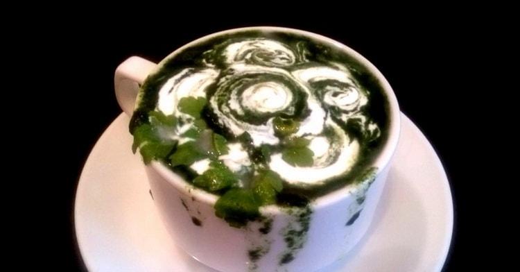 frozen spinach soup is ready