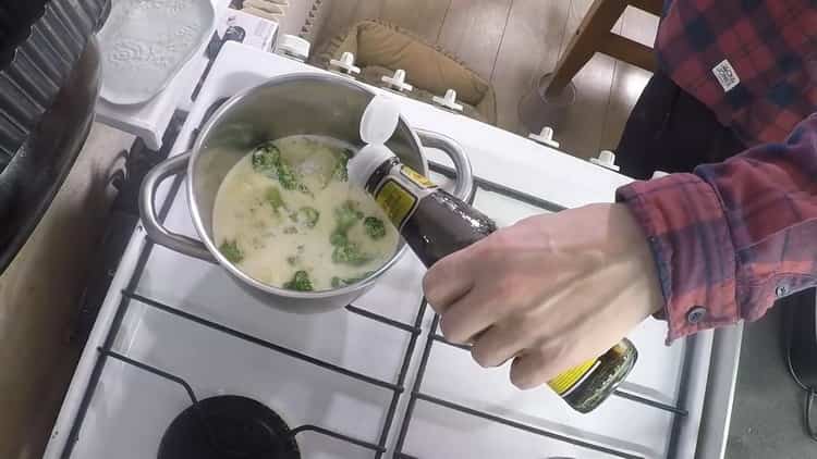 Add vinegar to make soup