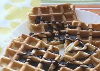 Curd waffles in a multi-baker: a step-by-step recipe with a photo