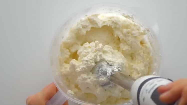 Beat curd to make pudding