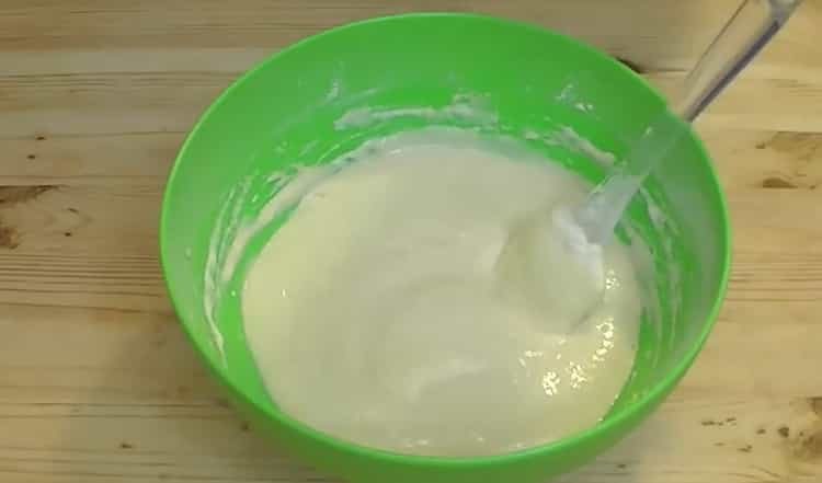Dough for batter by step-by-step recipe with photo