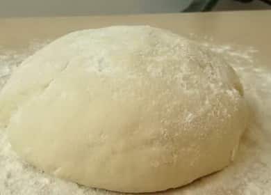 Tasty pizza dough step by step recipe with photo