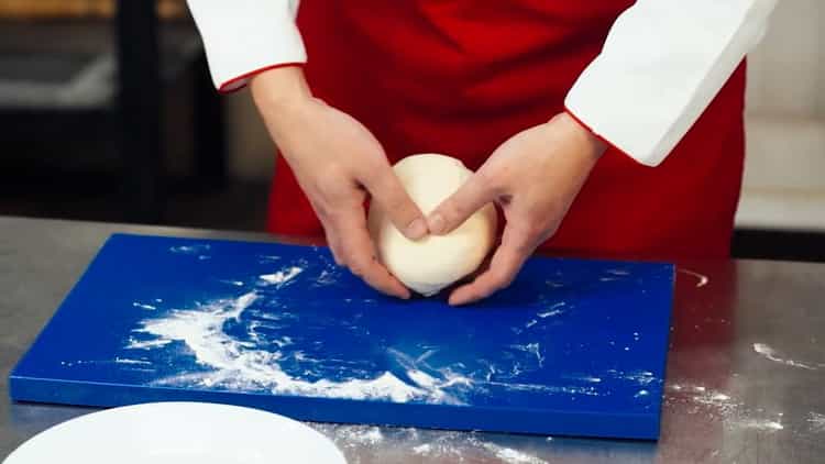 thin and soft pizza dough ready