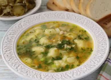 Eenvoudig deeg voor griesmeelbollen in soep 🥣