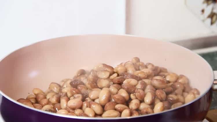 To cook, boil the beans