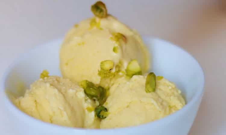 Sladoled od pistacije spreman