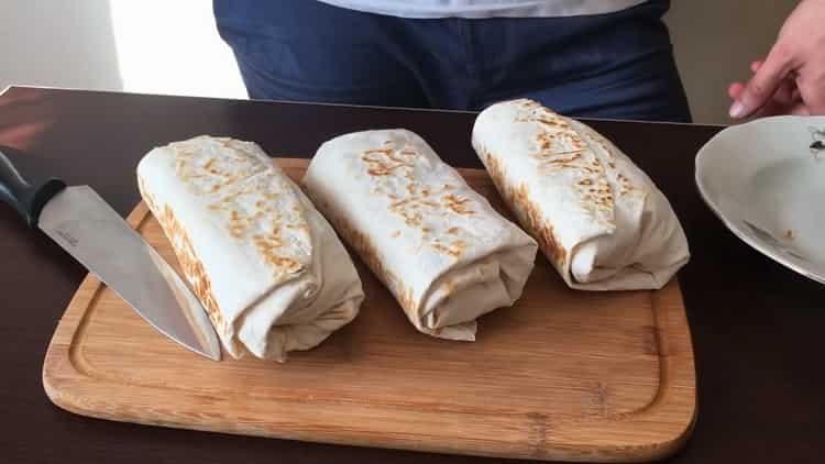 Κλασική συνταγή shawarma: συνταγή βήμα προς βήμα με φωτογραφία