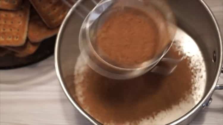 How to make chocolate sausage