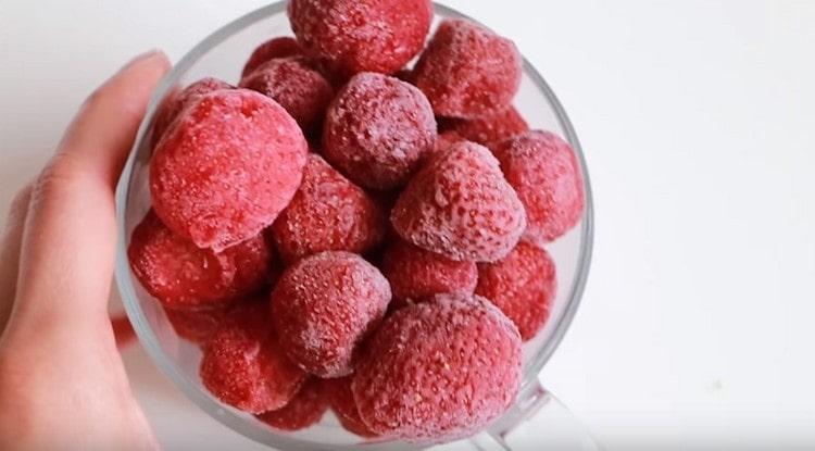 for this dessert you need to freeze fruits and berries.