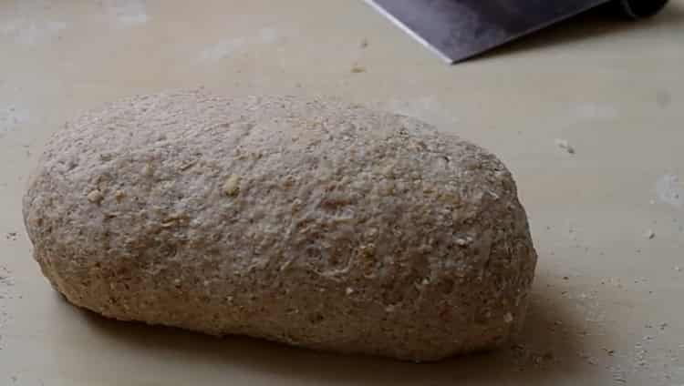 Form a loaf of barley bread
