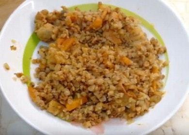 Very tasty buckwheat in the oven with meat: we cook according to a step by step recipe with a photo.