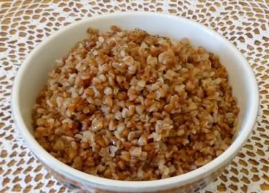 All about how to cook delicious friable buckwheat in water: a recipe with a photo.