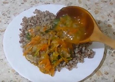 Very tasty buckwheat sauce: we cook according to a step by step recipe with a photo.