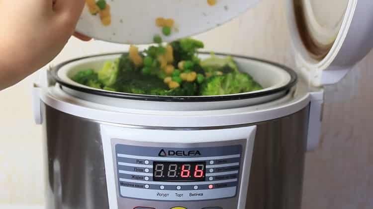 To prepare the dish, put the ingredients in a bowl