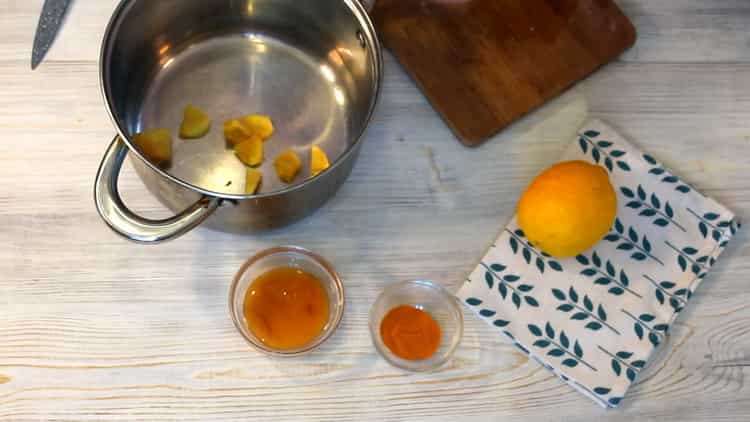 How to prepare water with lemon and ginger
