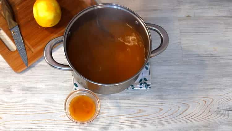 Pour préparer une boisson, préparez les ingrédients