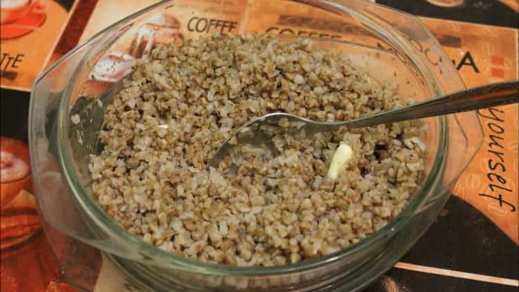 buckwheat in the microwave is ready