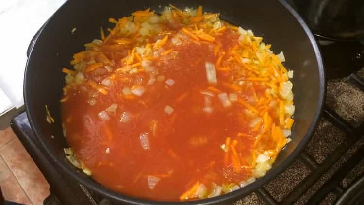 Pour faire du sarrasin, préparez la sauce