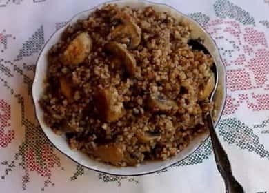 The best side dish - delicious buckwheat with mushrooms 🍲