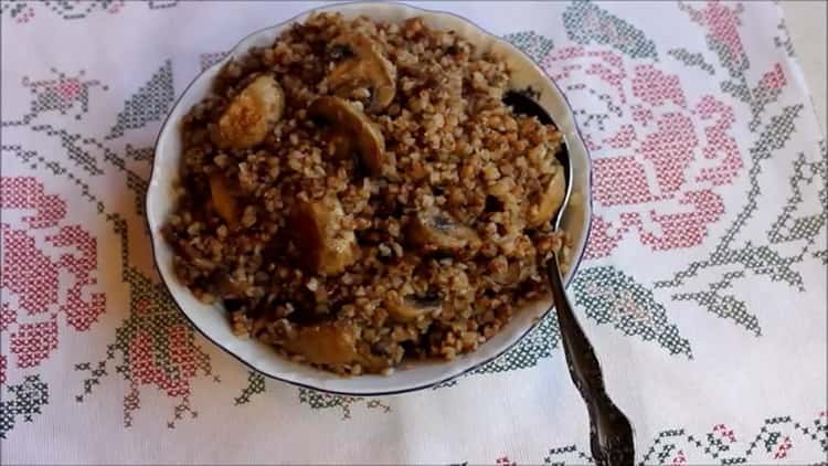 buckwheat with mushrooms