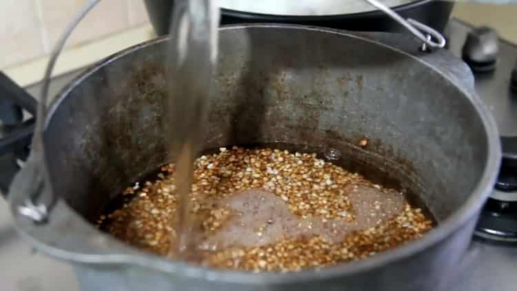 Para cocinar, prepare cereales