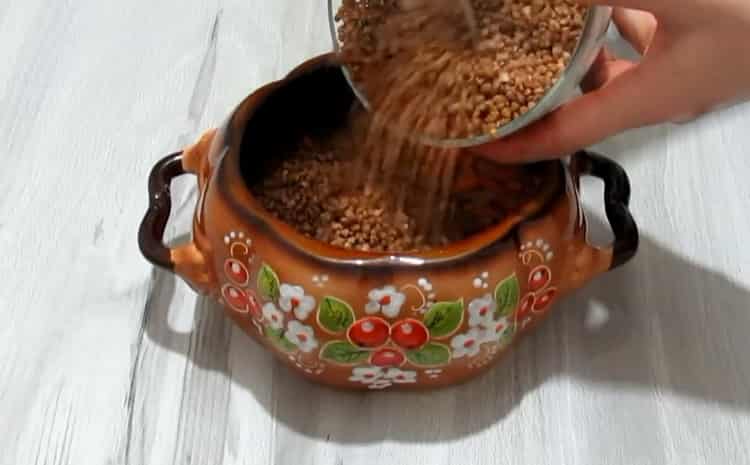 Prepare cereals for cooking