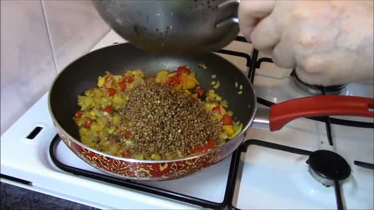 To make buckwheat, add buckwheat