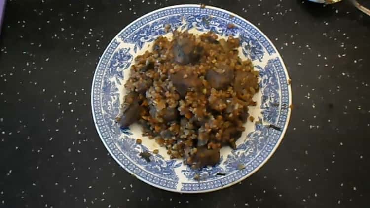 Buckwheat with liver step by step recipe with photo