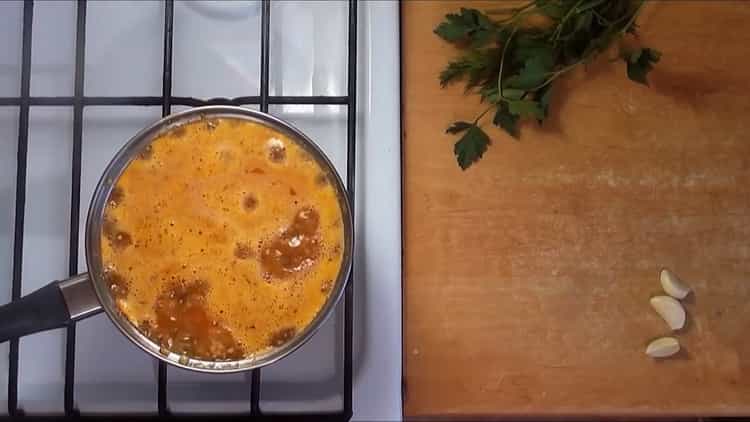 Prepara los ingredientes para cocinar.