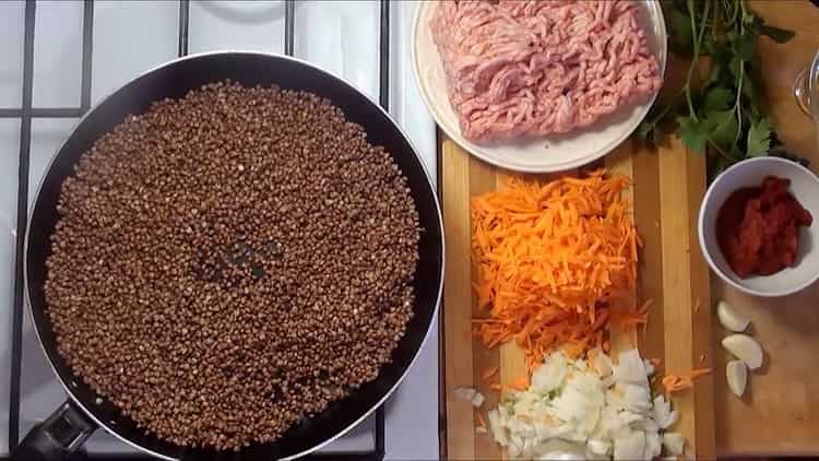 Prepare vegetables for cooking