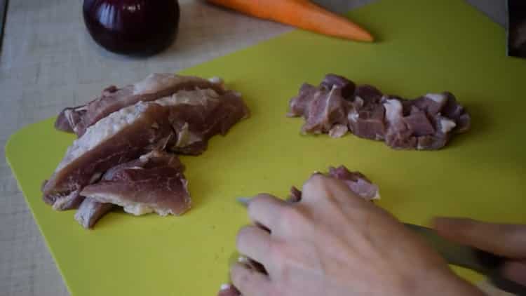 Buckwheat with pork in a slow cooker according to a step by step recipe with photo