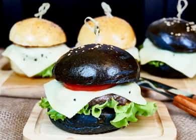 Receta para chuletas de hamburguesa de carne plana 🍔