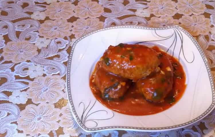 Lazy cabbage rolls in a saucepan according to a step by step recipe with photo