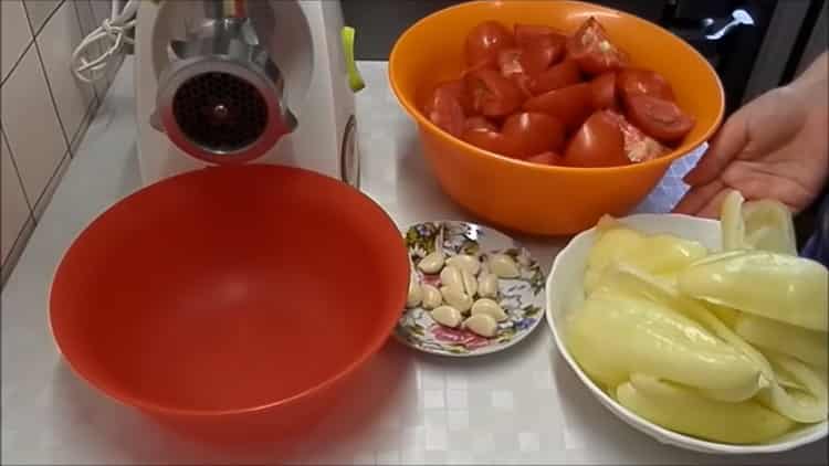 Cocinar lecho de pepinos